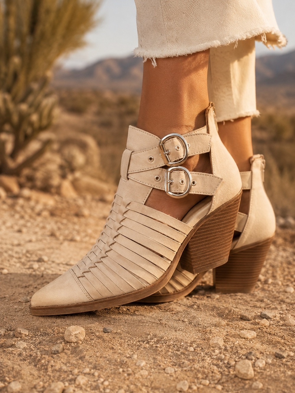 Vici pointed toe ankle booties